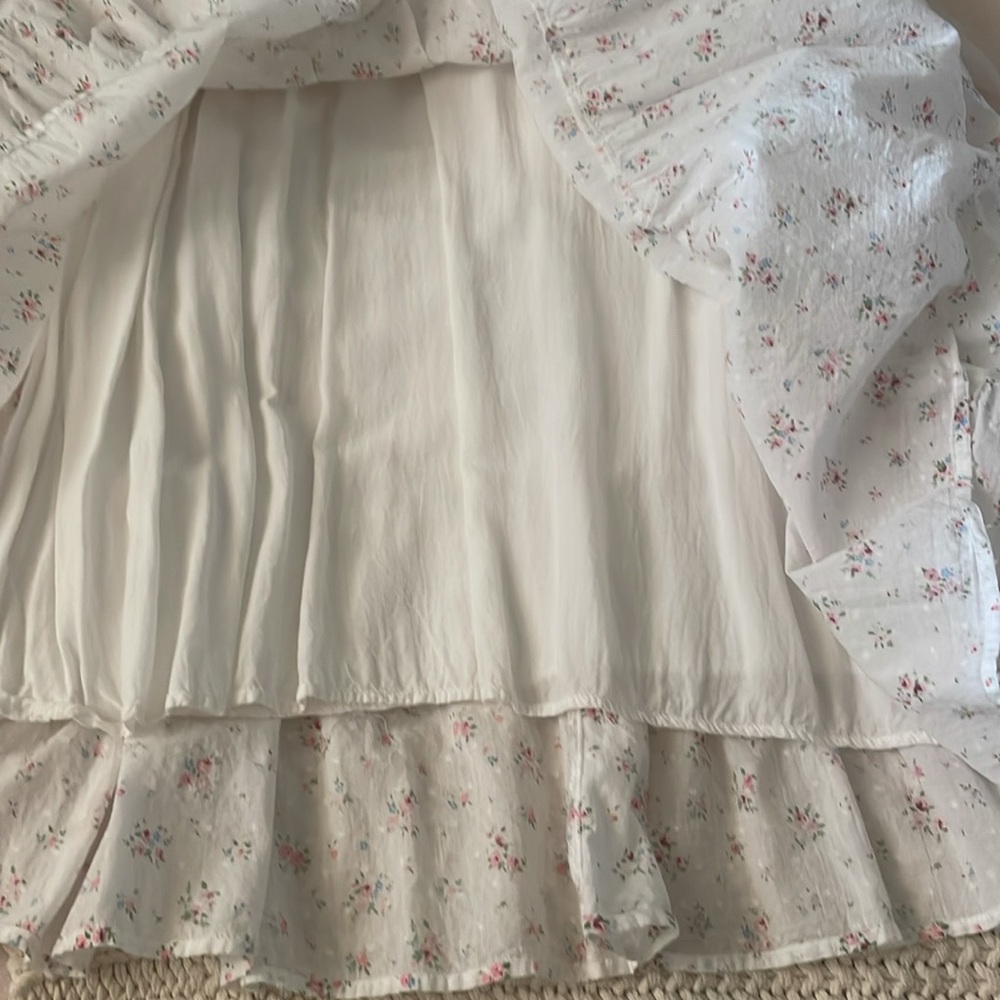 Storia White Floral Midi Dress - Picture 4 of 9